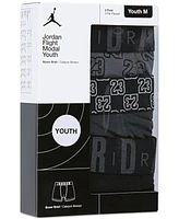 Jordan Big Boys 23 Monogram Boxer Briefs, 3 Pack