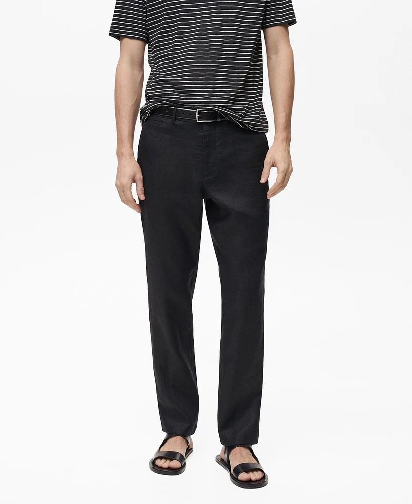 Mango Men's Eu Super Slim-Fit Tailored Trousers