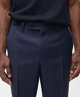 Mango Men's Slim-Fit Woolen Trousers