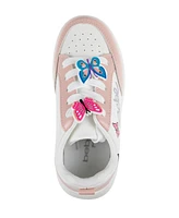 Bebe Little Girls Court with Decorative Screen Print Sneakers