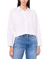 Parker Women's The Amora Ruffle-Trim Button-Front Cotton Shirt