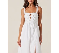 Astr the Label Women's Helia Cotton Midi Dress