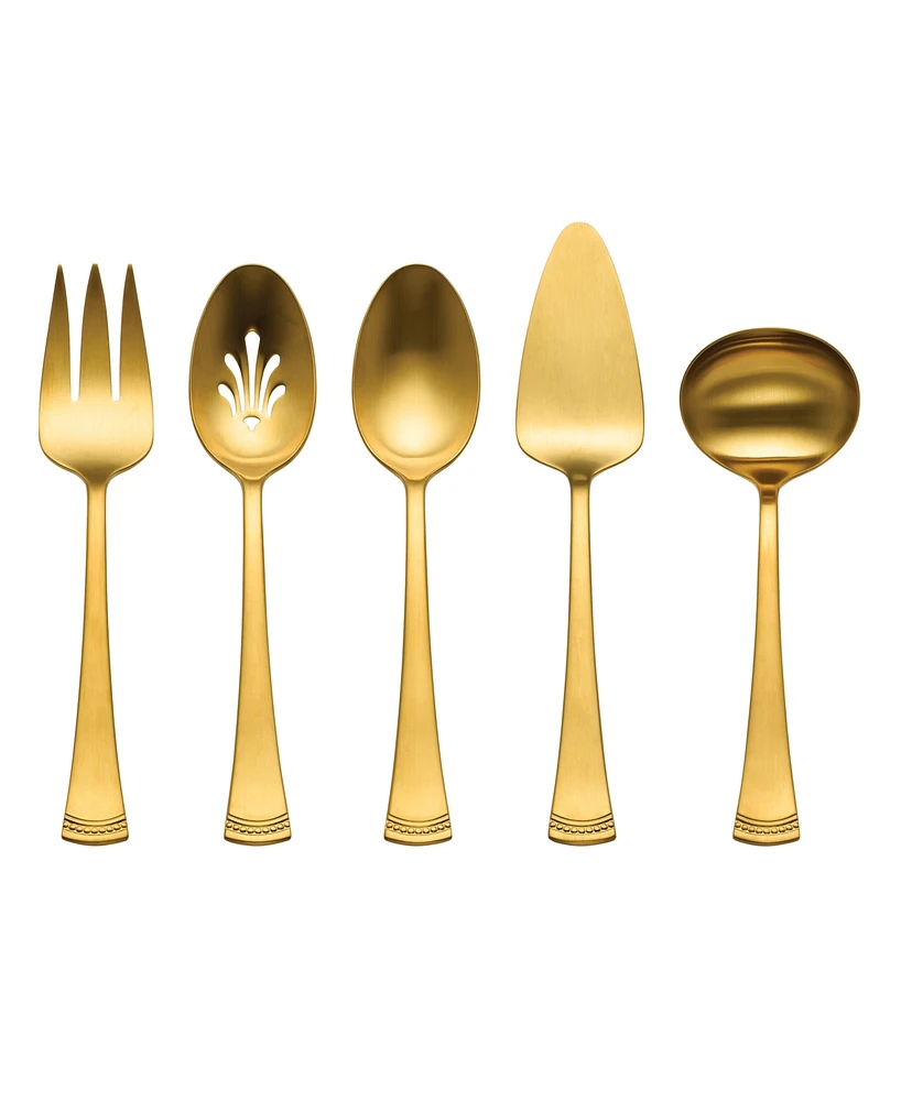 Lenox Portola Satin Gold 5-Pc. Hostess Set