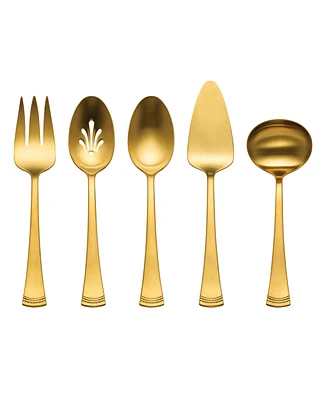 Lenox Portola Satin Gold 5-Pc. Hostess Set