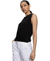 Sanctuary Women's Draped Sleeveless Crewneck Tank