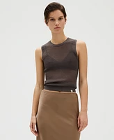 Calvin Klein Woman's Matte Satin Midi Slip Skirt