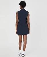 French Connection Women's Azra Twill Sleeveless Shirtdress