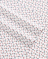 Tommy Hilfiger Printed 200-Thread Count Cotton Percale -Pc. Sheet Set