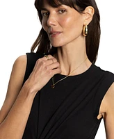 Sanctuary Women's Ribbed Ruched Sleeveless Tank