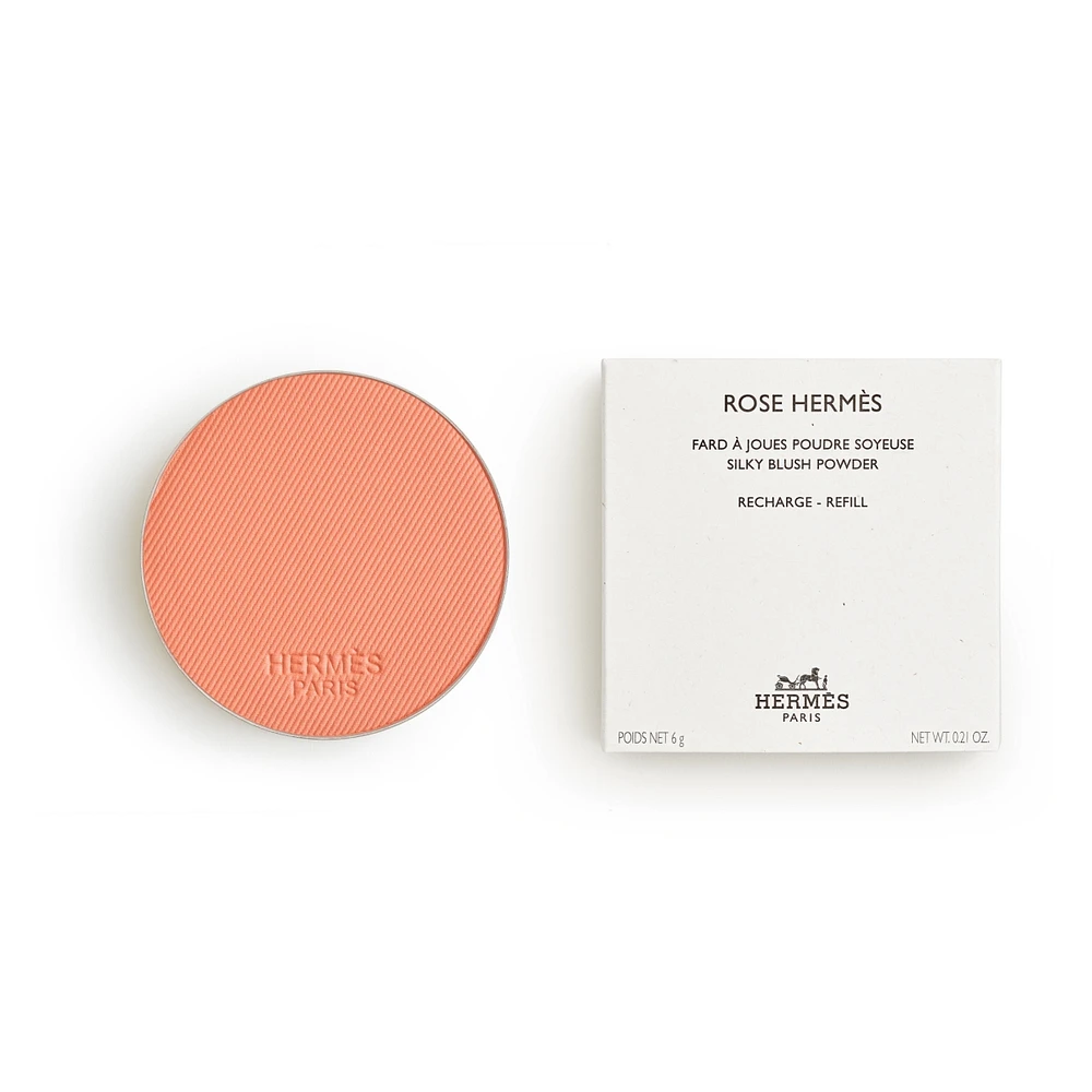 Rose Hermes Silky Blush Powder Refill