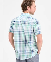 Club Room Men's Woven Plaid Shirt, Exclusively at Macy's