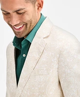 Club Room Men's Linen Paisley Blazer, Exclusively at Macy's