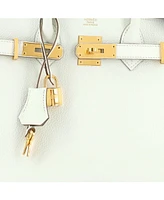 Pre-Owned Hermes Birkin 30 Handbag Light Togo with Gold Hardware