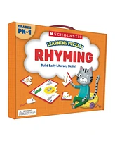 Scholastic Beginning To Read Puzzle Set with Vowels, Rhyming, and Sounds - Set of 3