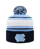 Top of the World Men's Carolina Blue North Carolina Tar Heels Ambient Cuffed with Pom Knit Hat