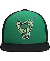 Lids Big Boys and Girls Green Hulk Chibi Glow-in-the-Dark Snapback Hat