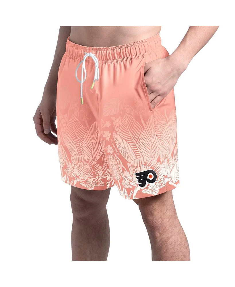 Margaritaville Men's Pink Philadelphia Flyers Lagoon Fiesta Swim Shorts