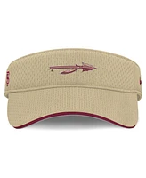 Nike Men's and Women's Gold Florida State Seminoles 2025 Dugout Softball Ace Performance Adjustable Visor Hat