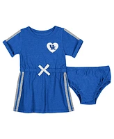 Colosseum Baby Boys and Girls Royal Kentucky Wildcats Xur Dress Bloomer Set