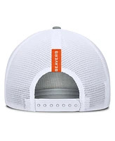 Fanatics Men's Heather Gray/Orange Oregon State Beavers Profile Trucker Adjustable Hat