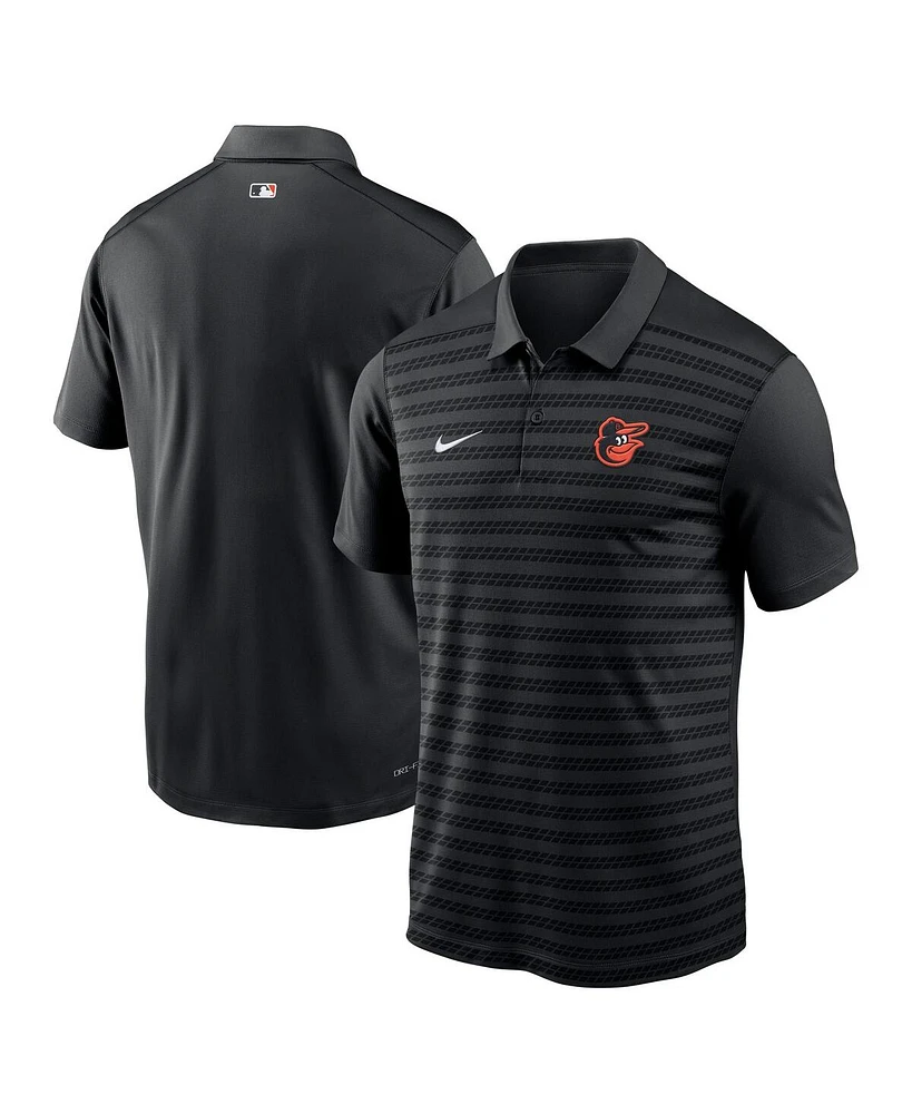 Nike Men's Black Baltimore Orioles Authentic Collection Victory Performance Polo Shirt