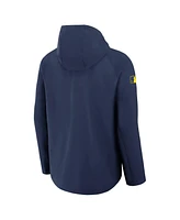 Nike Men's Navy Milwaukee Brewers Authentic Collection Raglan Performance Full-Zip Jacket