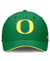 Nike Men's Green Oregon Ducks 2025 Dugout Coaches Rise Swoosh Performance Flex Hat