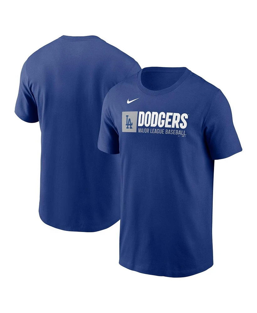 Nike Men's Royal Los Angeles Dodgers Team Block T-Shirt