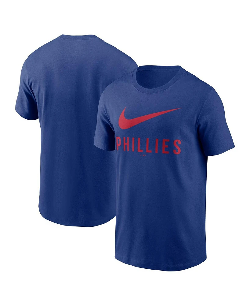 Nike Men's Royal Philadelphia Phillies Swoosh T-Shirt