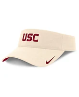 Nike Men's Natural Usc Trojans Primetime Ace Adjustable Visor Hat