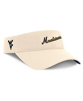 Nike Men's Natural West Virginia Mountaineers Primetime Ace Adjustable Visor Hat