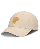 Fanatics Men's Tan Pittsburgh Penguins Front Office Canvas Adjustable Hat
