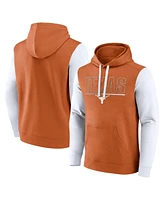 Fanatics Men's Texas Orange/White Longhorns Outline Pullover Hoodie