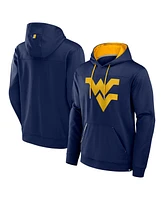 Fanatics Men's Navy West Virginia Mountaineers Defender Dot Faded Primary Pullover Hoodie