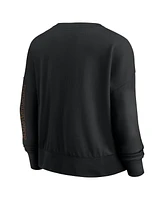 Fanatics Women's Black Phoenix Suns Oversized Game Day Pullover Sweatshirt