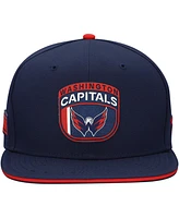 Fanatics Men's Navy/Red Washington Capitals 2025 Nhl Draft Snapback Hat
