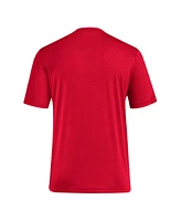 Adidas Men's Crimson Indiana Hoosiers Locker Swish Tri-Blend T-Shirt