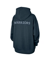 Jordan Women's Navy Golden State Warriors Courtside Statement Edition Oversize Pullover Hoodie
