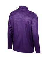 Colosseum Men's Purple Clemson Tigers The Machine Half-Zip Jacket