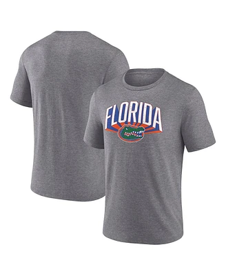 Fanatics Men's Gray Florida Gators Heritage Tri-Blend 3D Burst T-Shirt