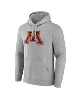 Fanatics Men's Gray Minnesota Golden Gophers Fleece Pullover Hoodie