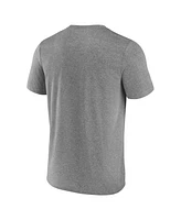 Fanatics Men's Heather Gray Notre Dame Fighting Irish Iconic Hardball T-Shirt