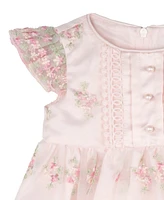 Rare Editions Baby Girls Embroidered Organza Social Dress