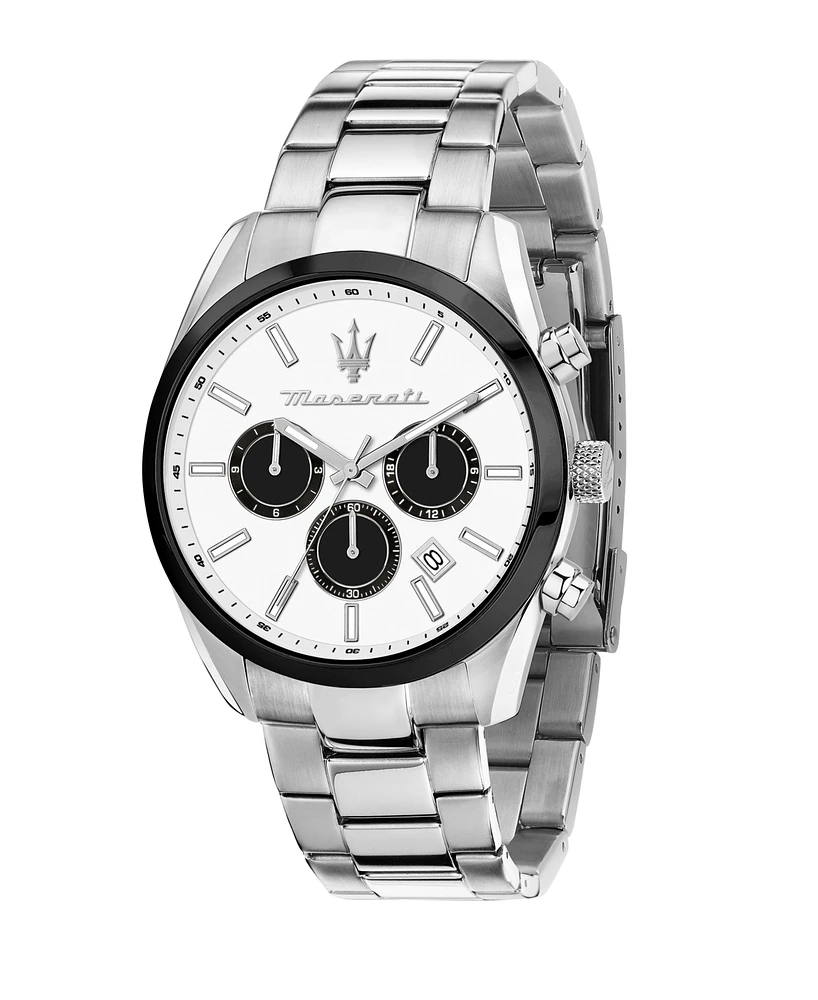 Maserati Men's Multifunction Stainless Steel Metal Band Watch