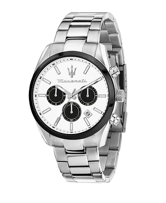 Maserati Men's Multifunction Stainless Steel Metal Band Watch