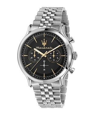 Maserati Men's Chronograph Stainless Steel Metal Band Watch