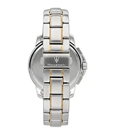 Maserati Men's Chronograph Two-Tone Metal Band Watch, 44mm