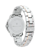 Maserati Men's Chronograph Two-Tone Metal Band Watch, 44mm