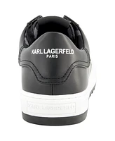 Karl Lagerfeld Paris Men's Logo Plain Toe Bit Sneakers