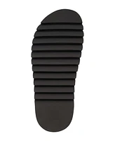 Karl Lagerfeld Paris Men's Tumbled Leather Fisherman Sandal